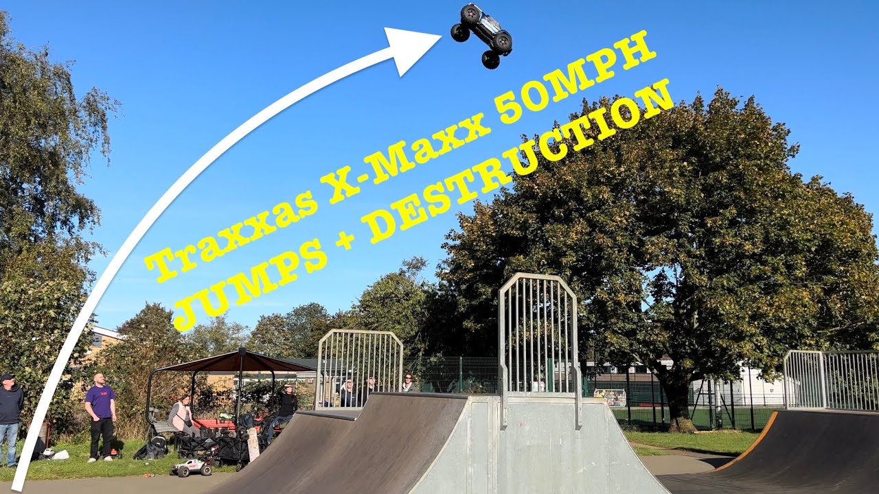 Traxxas X-Maxx  50MPH CRASH DESTRUCTION TEST!!!