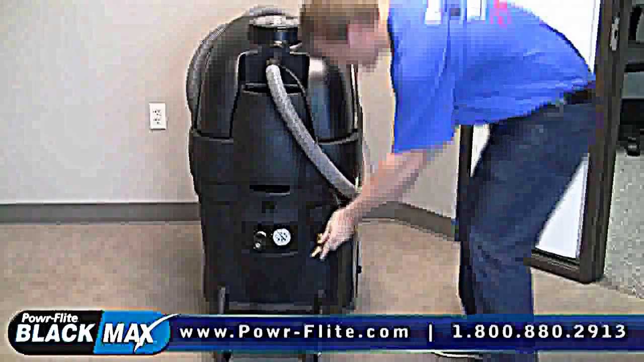 Powr Flite's  BlackMax Carpet Extractors