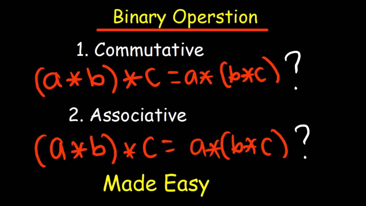 Binary Operations Practice problems | simple to understand