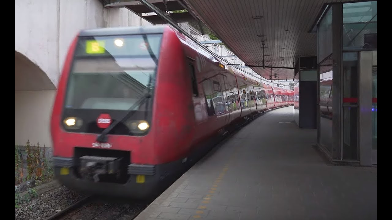 Denmark, Copenhagen, train ride from Vesterport to Central Station