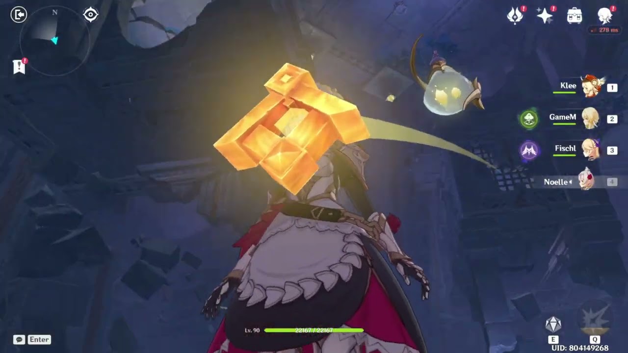 Genshin Impact A Lamenter at Fate's End Continue exploring Puzzle
