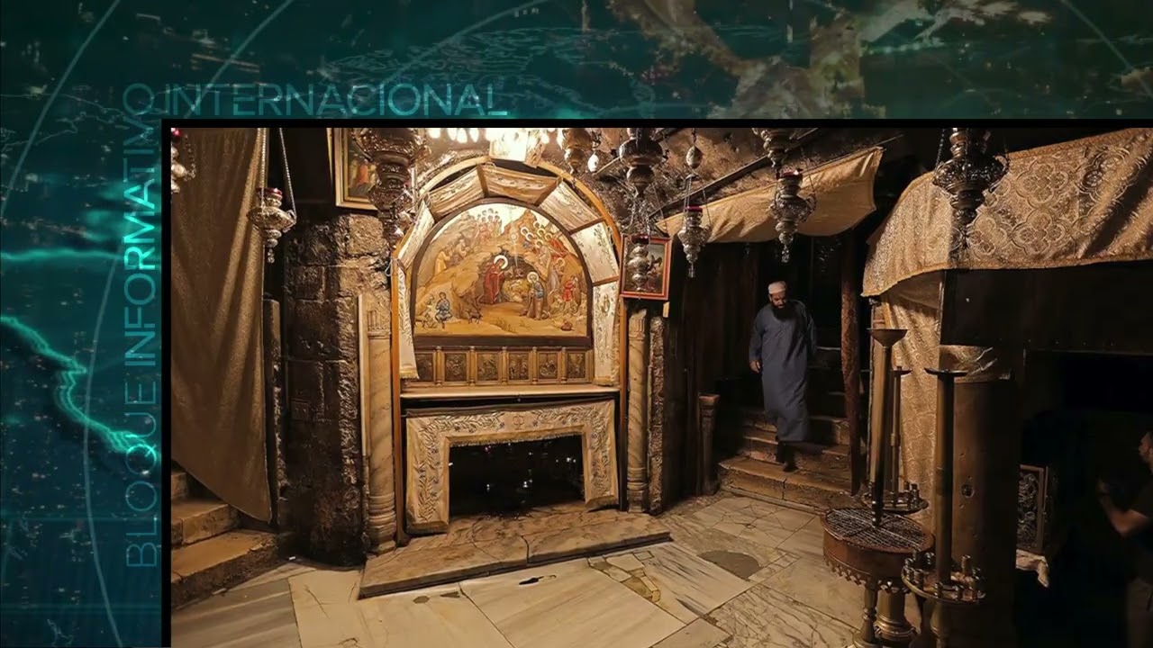 Vídeo Noticia: La Gruta de la Natividad en Belén, será restaurada.