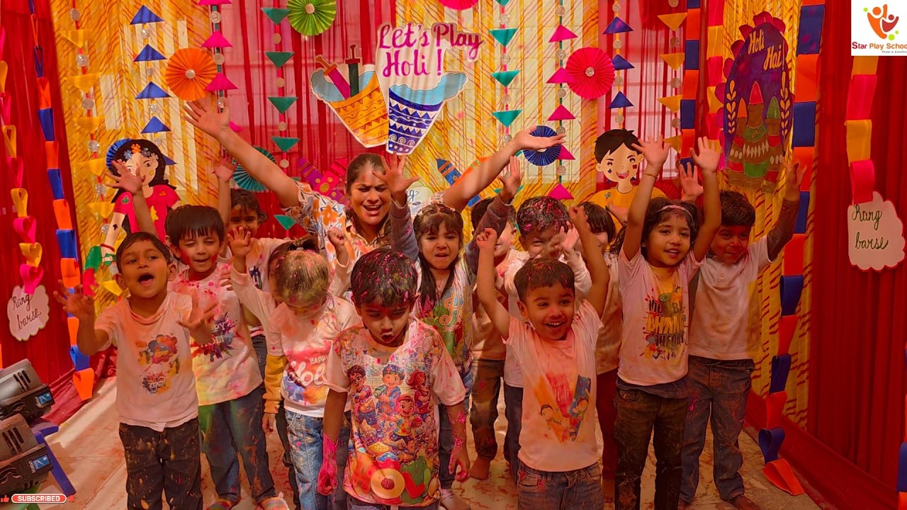 Holi Celebration 25-26 | STAR PLAY SCHOOL |