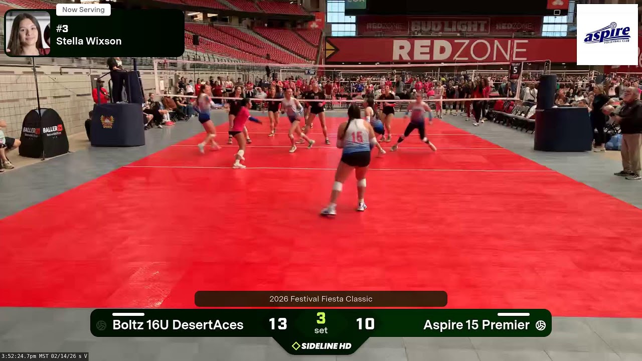 Aspire 15 Premier vs. Boltz 16U DesertAces (2026.02.14)