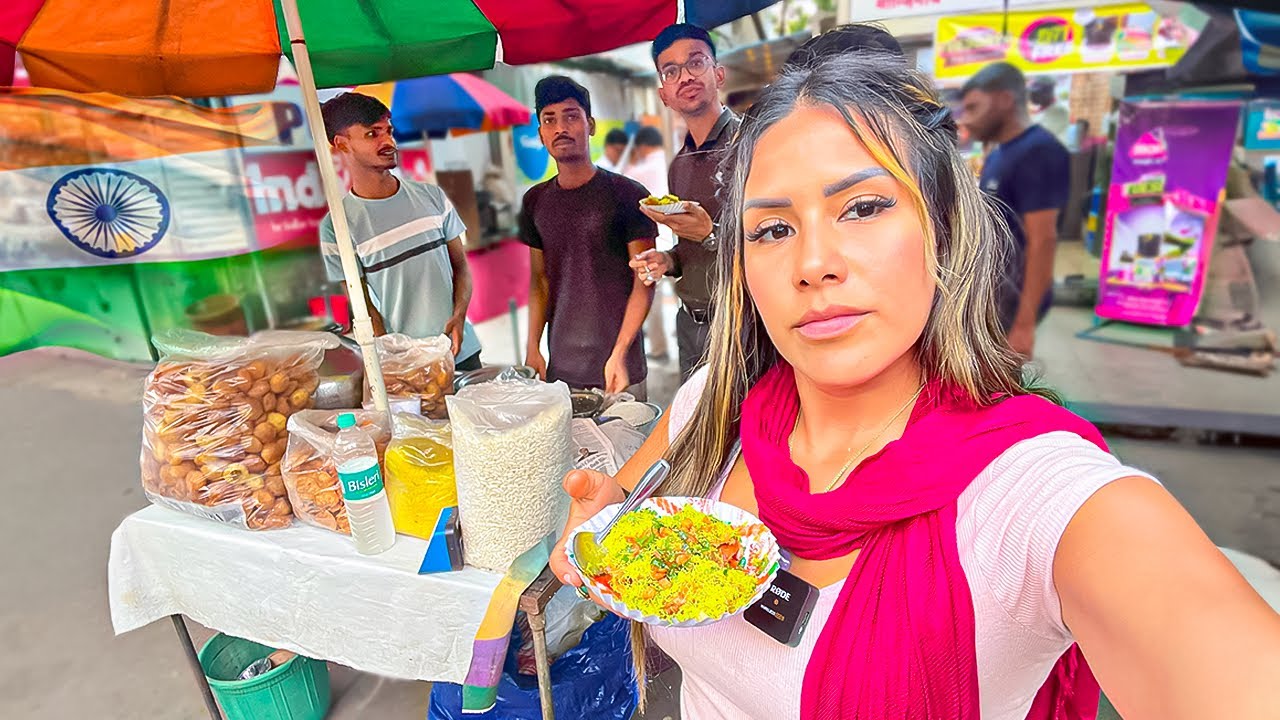 Probando COMIDA CALLEJERA en INDIA ¿La mas sucia y picante? 🇮🇳