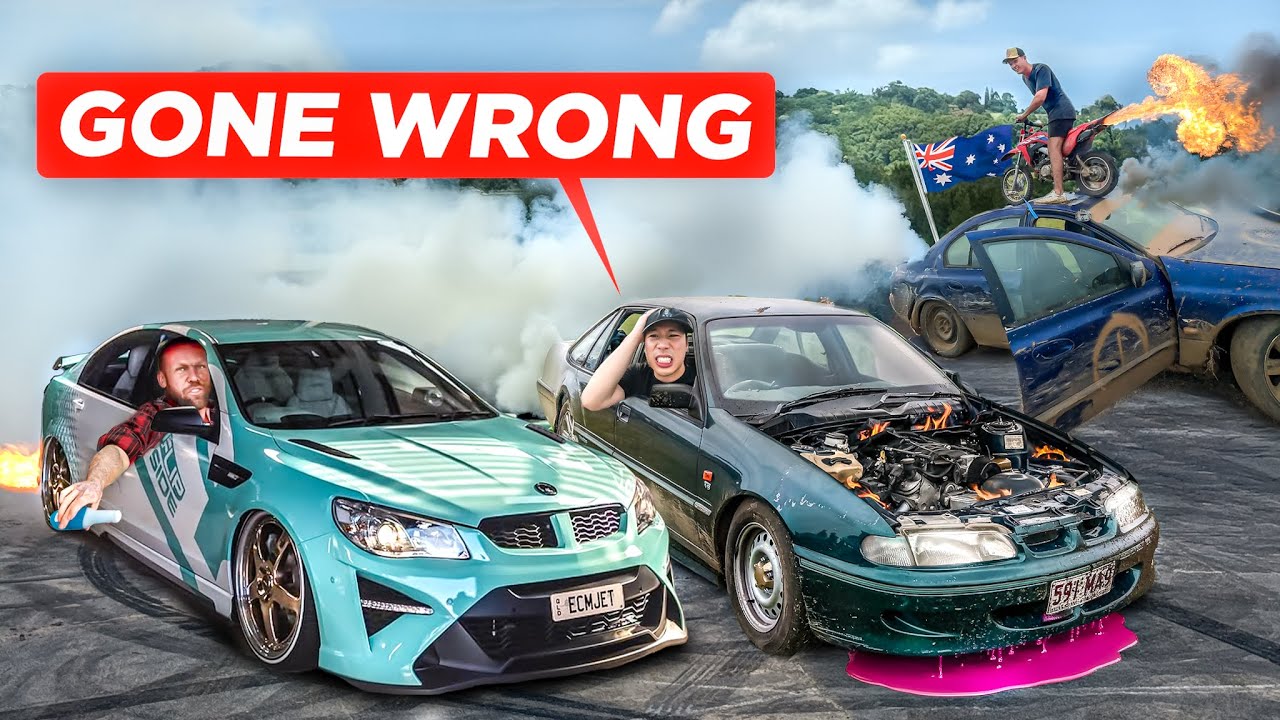 WELCOME TO AUSTRALIA: BURNOUTS UNTIL MY CAR EXPLODES WITH TROY CANDY