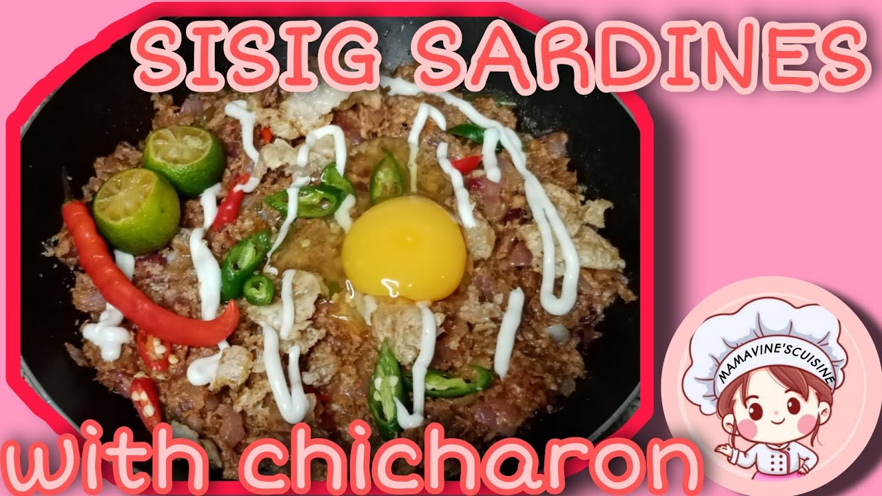 Sisig Sardines with Chicharon || Mama Vine's Cuisine