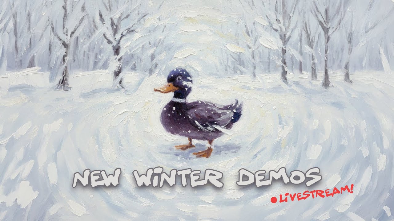 Festive Goose Plays Winter Games! 🔴 Live!