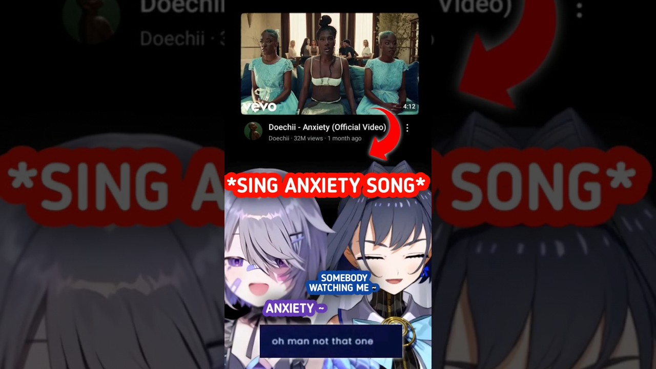 Chat When Biboo & Kronii Start Singing Anxiety Song 