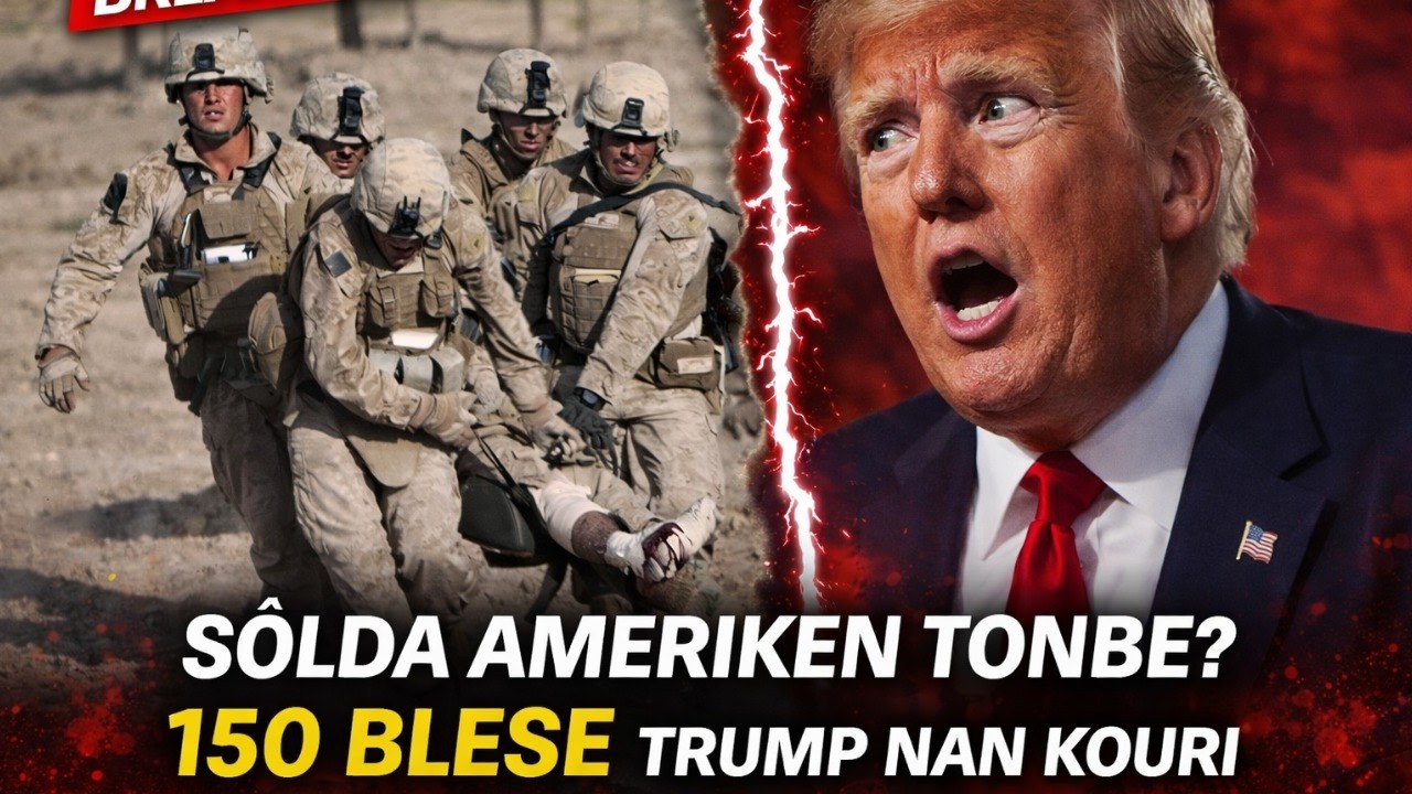 ALÈT! 150 SÒLDA AMERIKEN BLESE — TRUMP NAN GWO PWOBLÈM