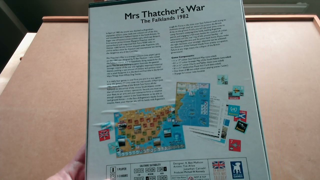 Mrs Thatcher's War. The Falklands 1982 Unboxing
