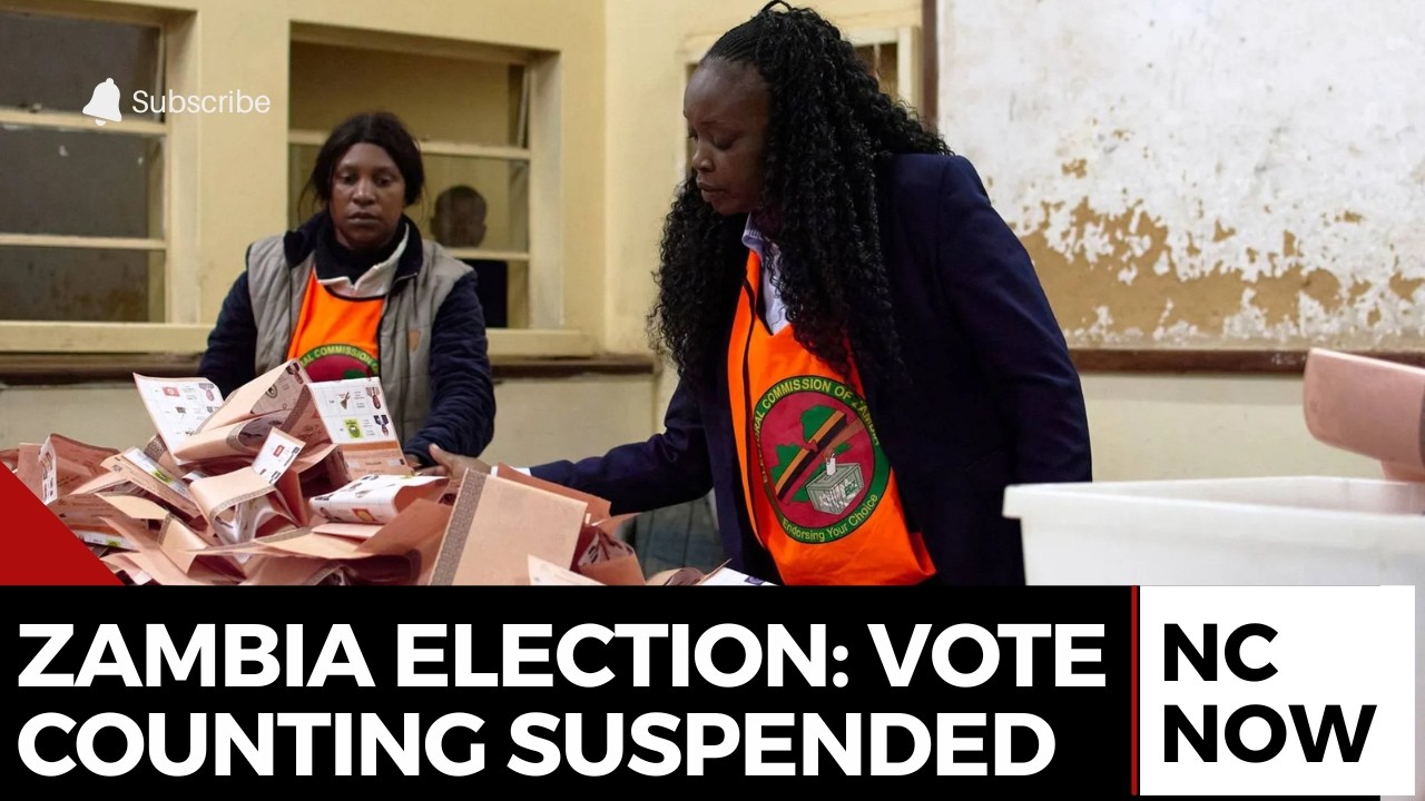 Zambia Election: Electoral Body Suspends Vote Counting