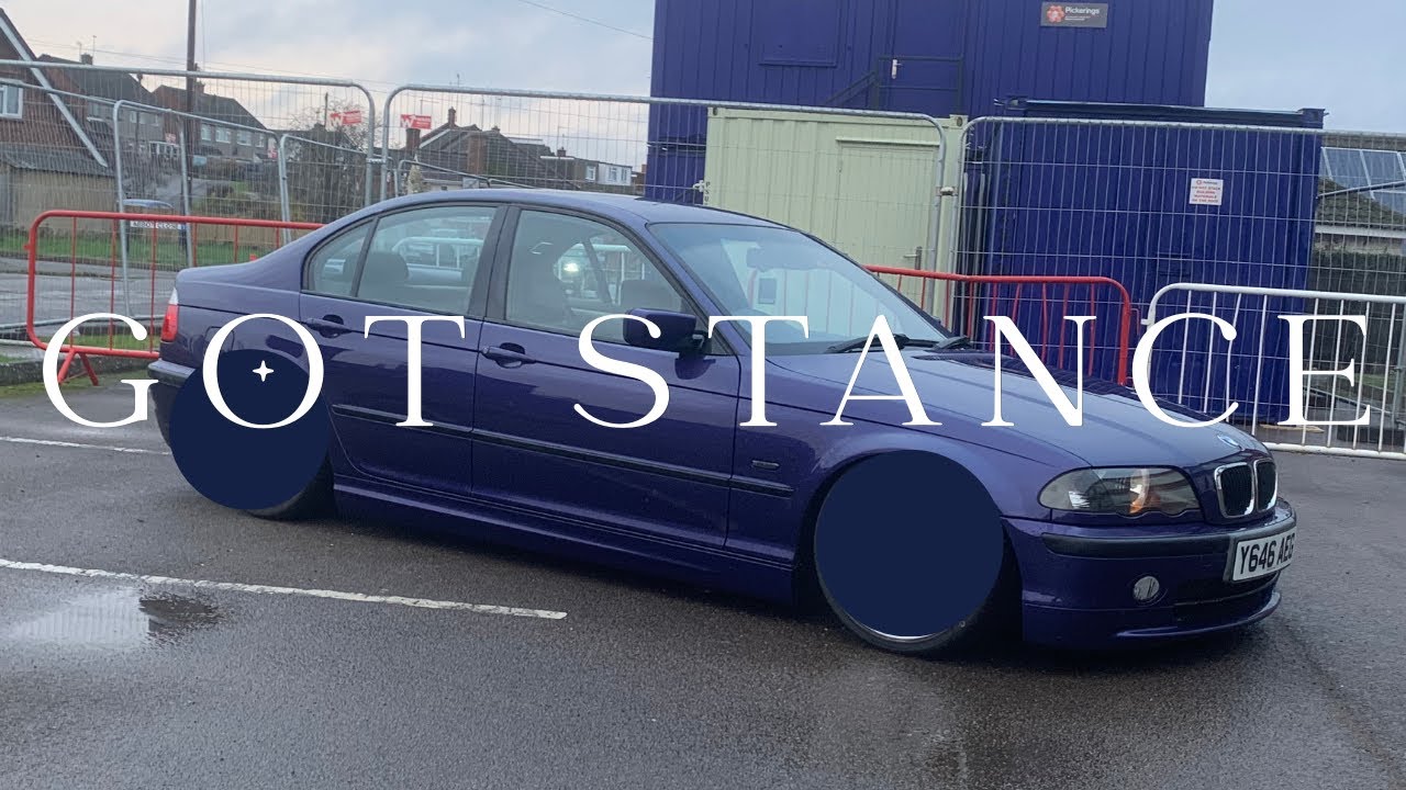 The Slammed E46 gets new wheels! | Fitment check 👌🏼🤘🏼