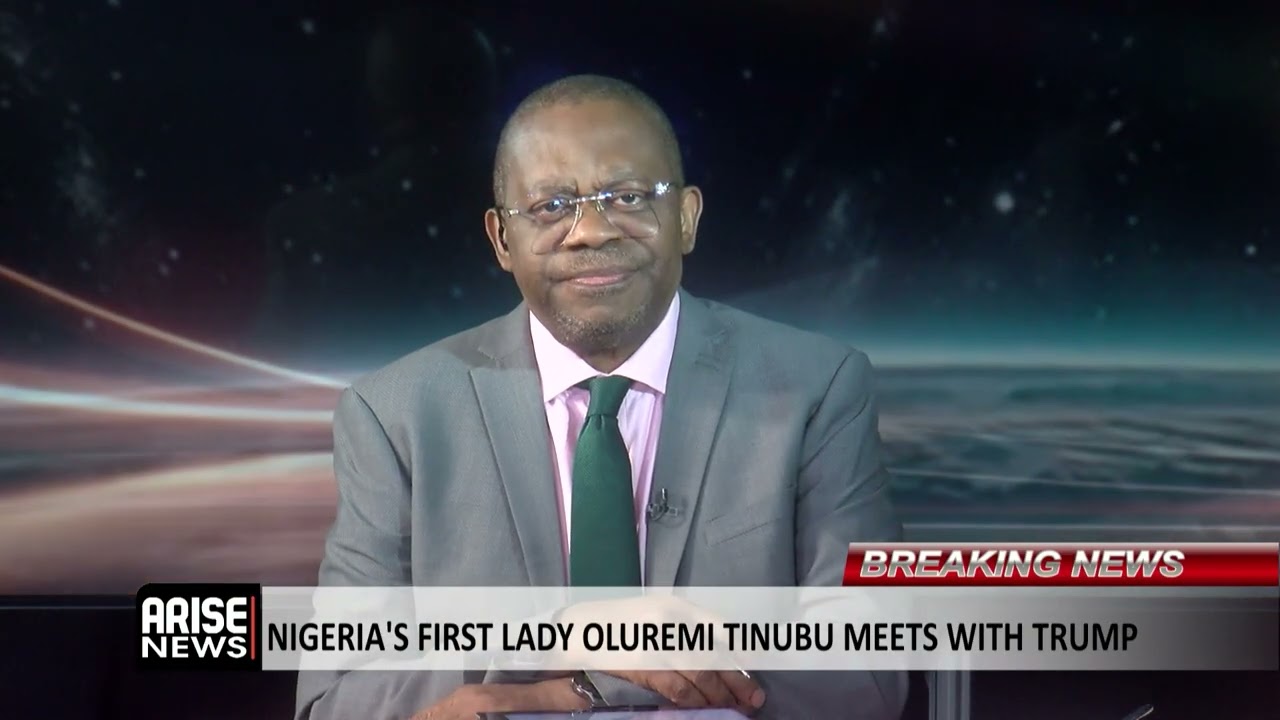NIGERIA'S FIRST LADY OLUREMI TINUBU MEETS WITH TRUMP