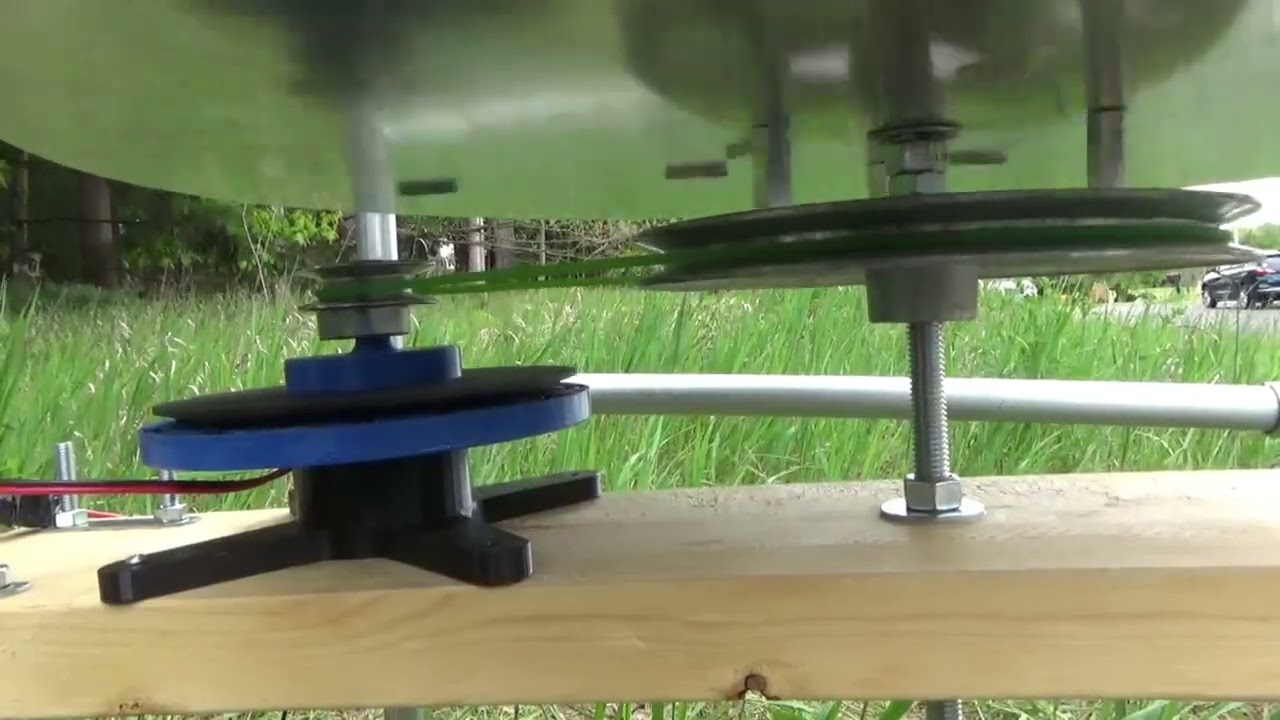 Bent Wing VAWT Rev A - First Power