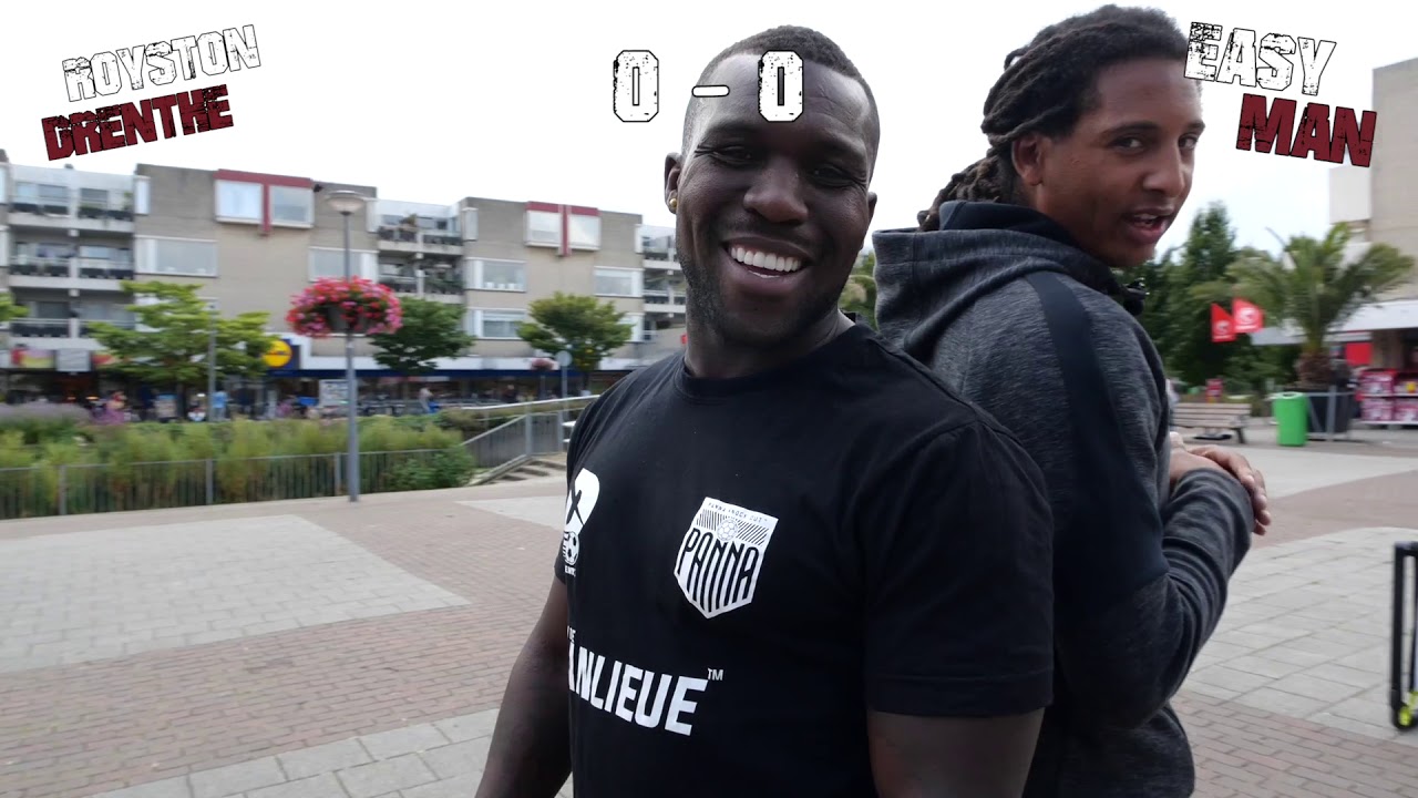 ROYSTON DRENTHE (REAL MADRID, EVERTON & SPARTA) challenges KING OF PANNA - Easy Man Goes Pro