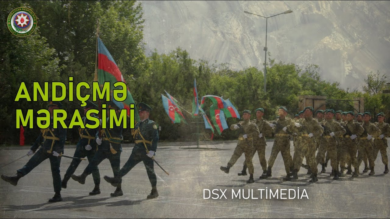 DSX-nin Göytəpə şəhərində yerləşən hərbi hissəsində gənc əsgərlərin andiçmə mərasimi keçirilib