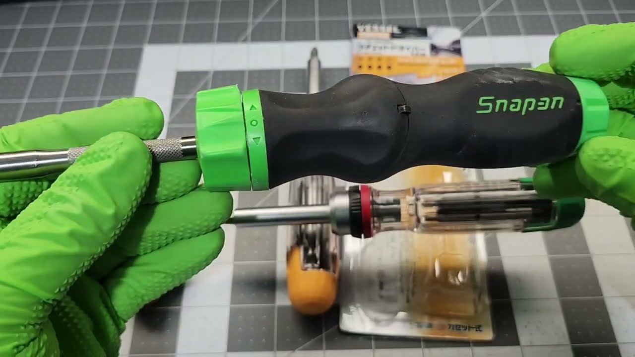 VESSEL CRYSTALINE Ratchet Screwdriver with Insert Bit SET review