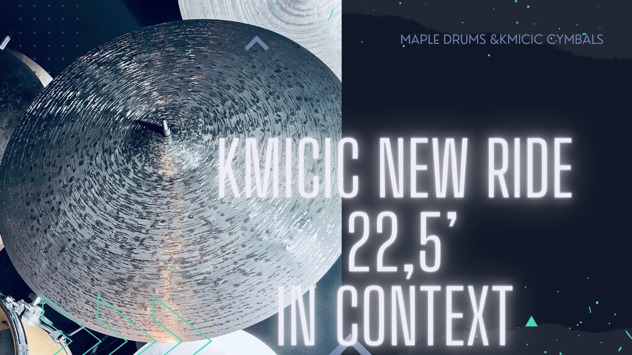 Kmicic New ride 22,5&rdquo; #drumming #ridecymbal #jazzmusic #handmade #drummerworld #drummerlife