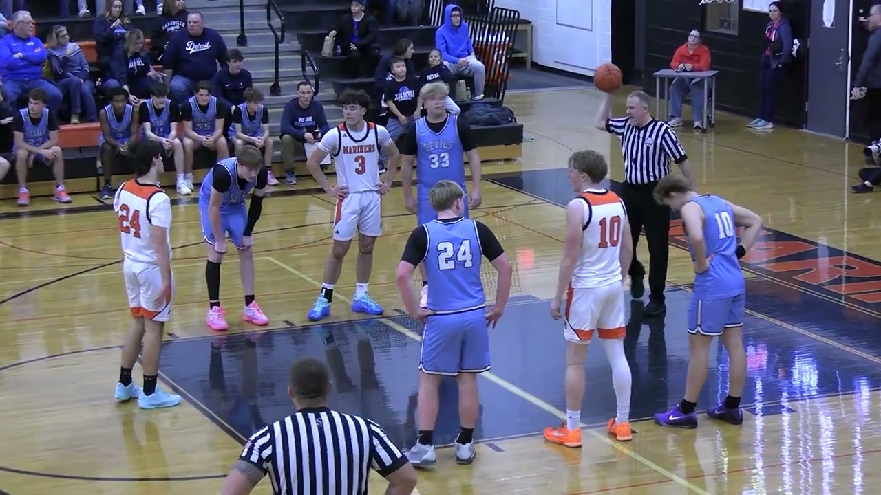 District Varsity Basketball- Richmond HS vs. Marine City HS, Mon. Feb. 23, 2026