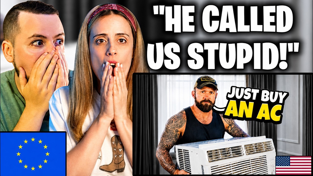 &ldquo;Just Get Air Conditioning&rdquo; || Europeans React to The Fat Electrician