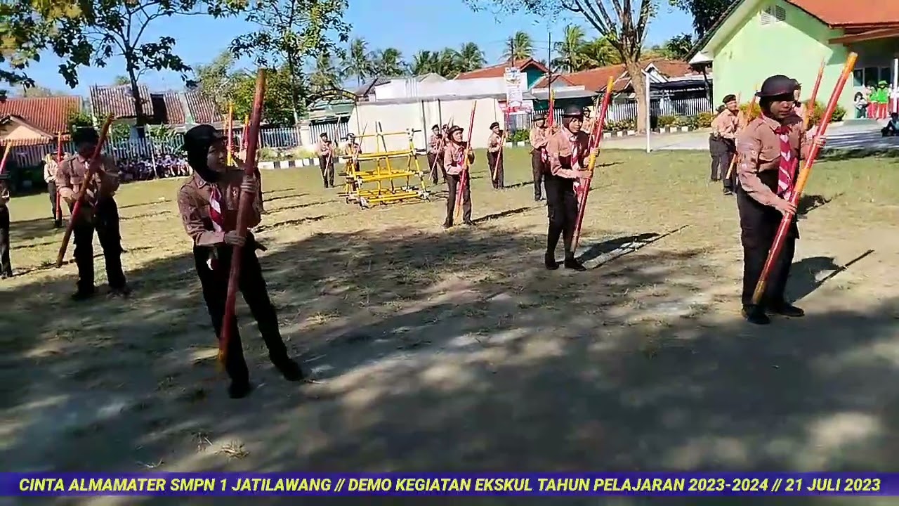 Demo Ekskul SMPN 1 Jatilawang