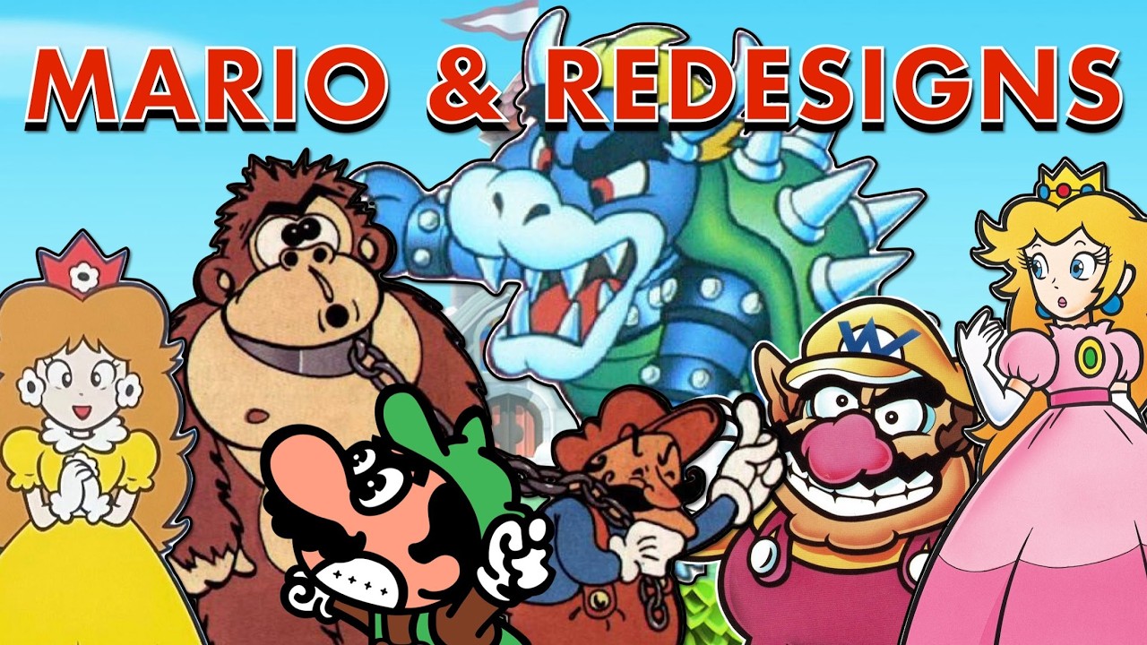 The History of Redesigns in the Mario Franchise