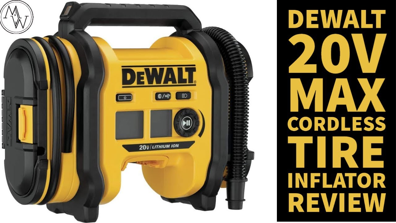 DEWALT 20V MAX Cordless Tire Inflator Review (DCC020I)