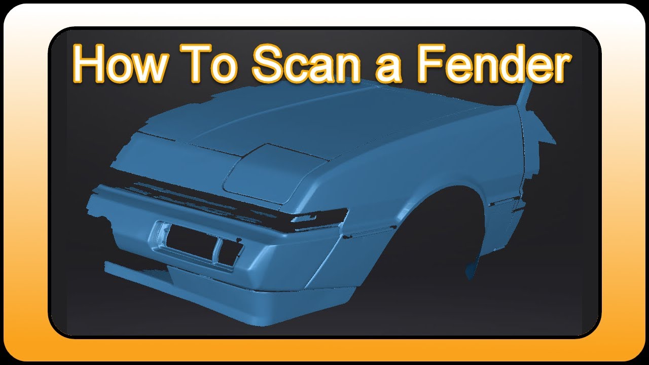 3D Scan to Part Series Part 1 | How To Scan A Car Fender | Einscan Pro HD | Capturing Scan Data