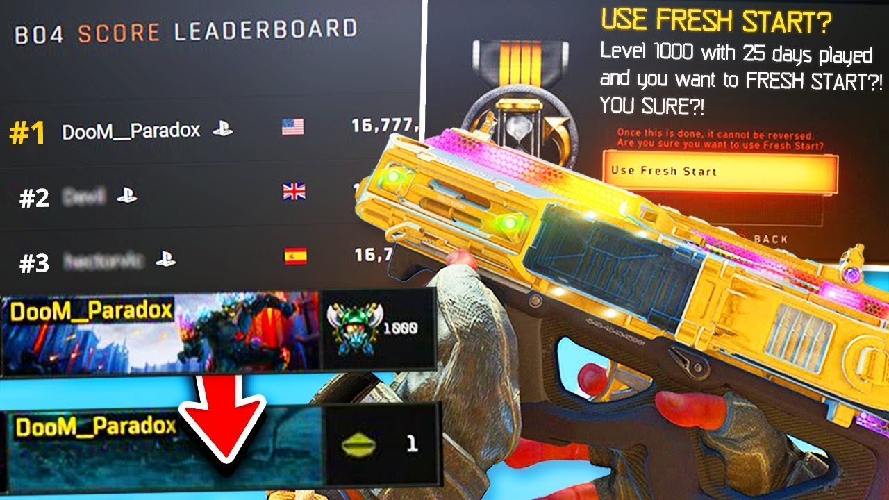 I FRESH START the #1 BO4 PLAYER...