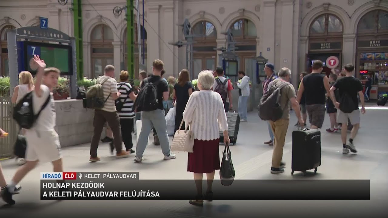 Holnap kezdődik a Keleti pályaudvar felújítása