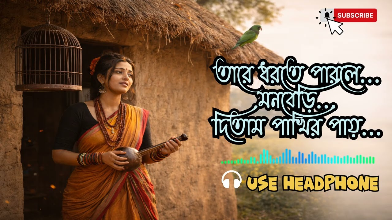 খাঁচার ভিতর অচিন পাখি | Lalon Giti | Bengali Baul Song | Female Voice
