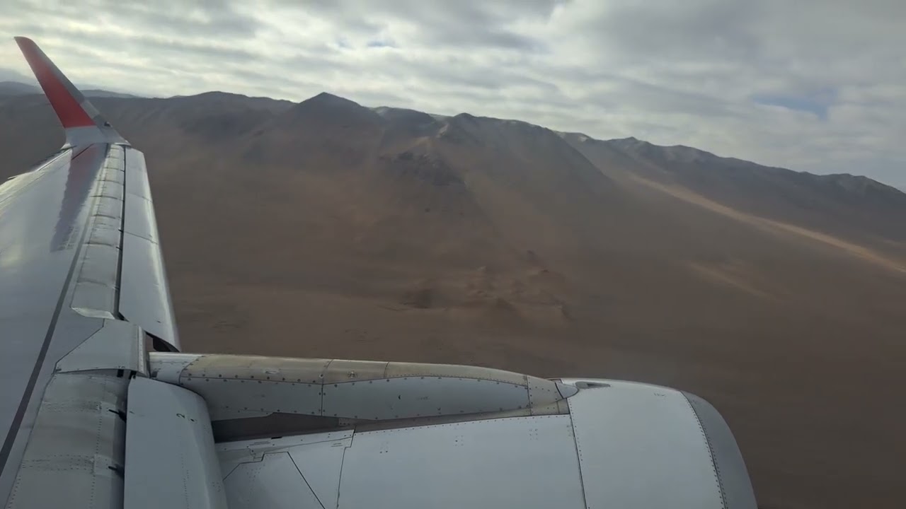 Despegue A321 - LATAM - desde iquique [SCDA]  rumbo a santiago [SCL]