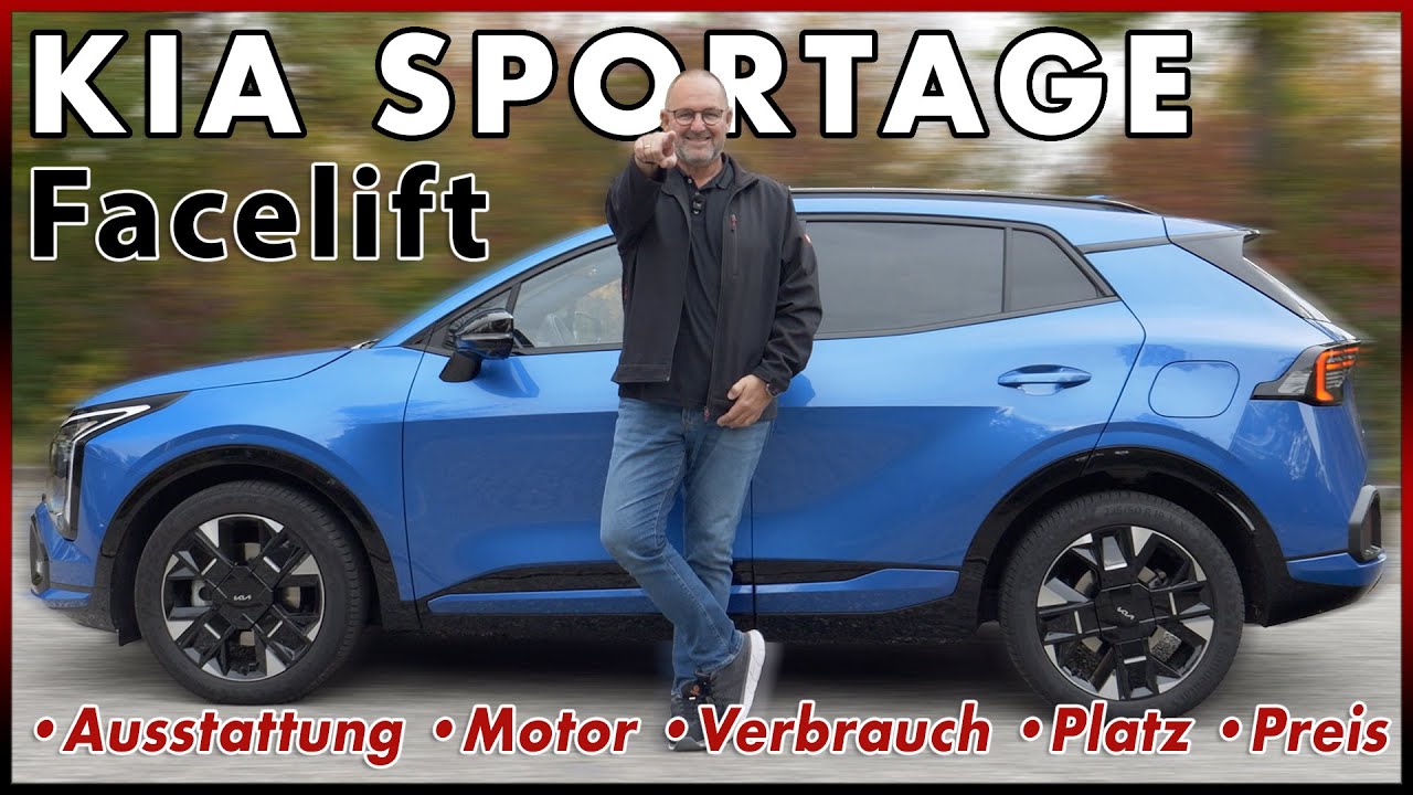 KIA Sportage Facelift - Probefahrt im Kompakt SUV mit 180 PS Benziner und Allrad | Test Deutsch 2025