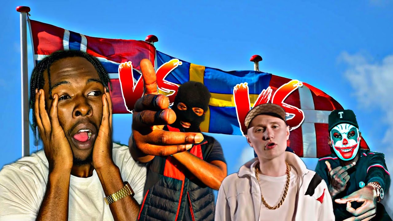 AMERICAN REACTS TO 🇸🇪Swedish🇸🇪vs🇳🇴Norwegian🇳🇴vs🇩🇰Danish🇩🇰RAP🔥‼️ | FT.(S1SCO,YASIN & More)
