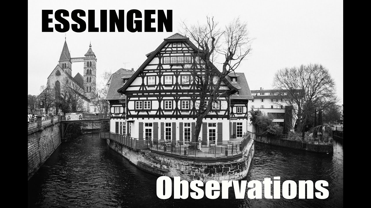 Observations in Black & White in Esslingen — Video + Photos (Fuji X10)