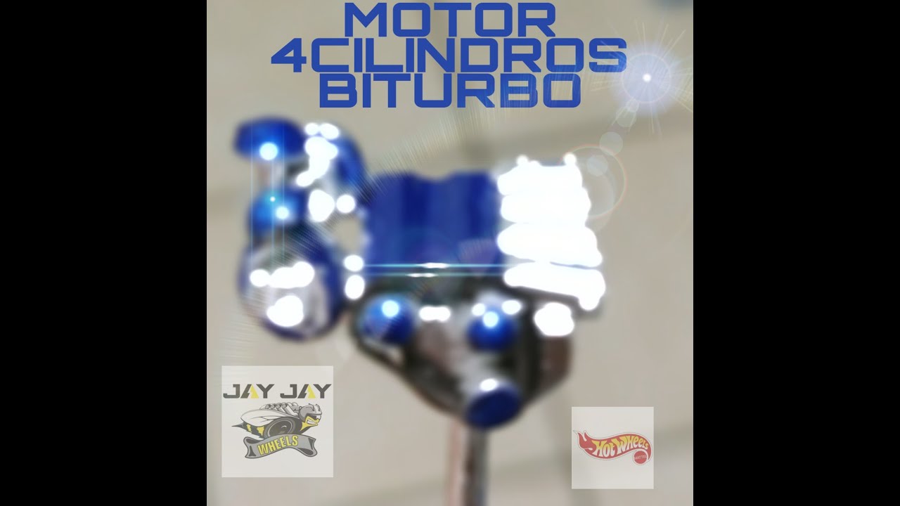 COMO HACER UN MOTOR BITURBO PARA UN HOT WHEELS