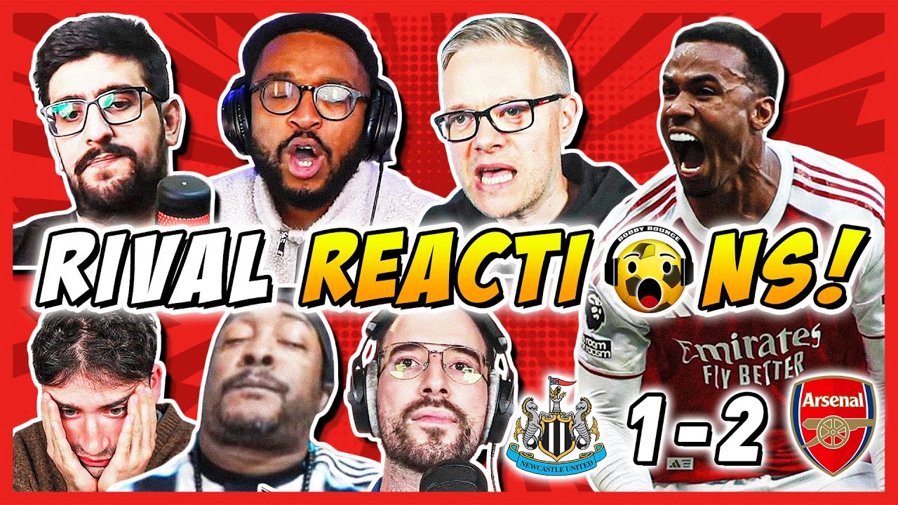 Arsenal's Rivals & Haters React to Gabriel LAST SECOND WINNER!