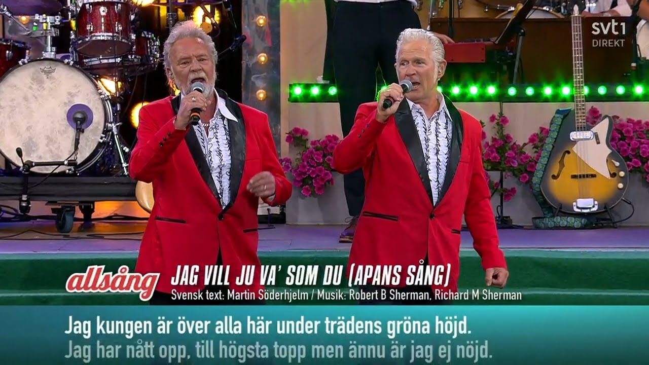 The Boppers - Jag Vill Ju Va Som Du | Allsång på Skansen 2020
