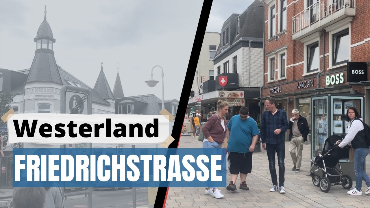 Westerland/Sylt/2022 Jun 🇩🇪            (Walking in Friedrichstraße - Strand)