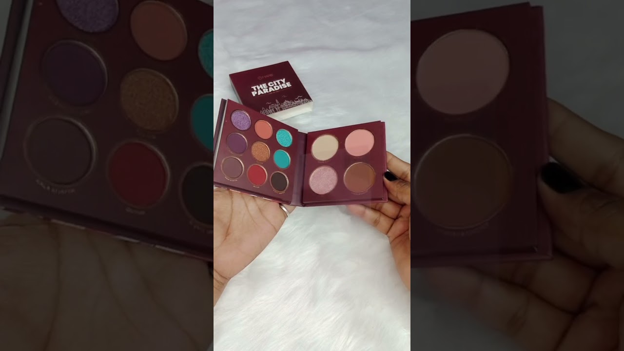 Dilwalon ki Delhi Mars the city Paradise palette quick review + damo #shorts #youtube #makeup