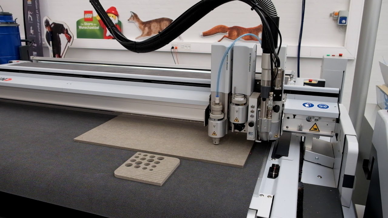 Zünd cutting Echojazz acoustic board
