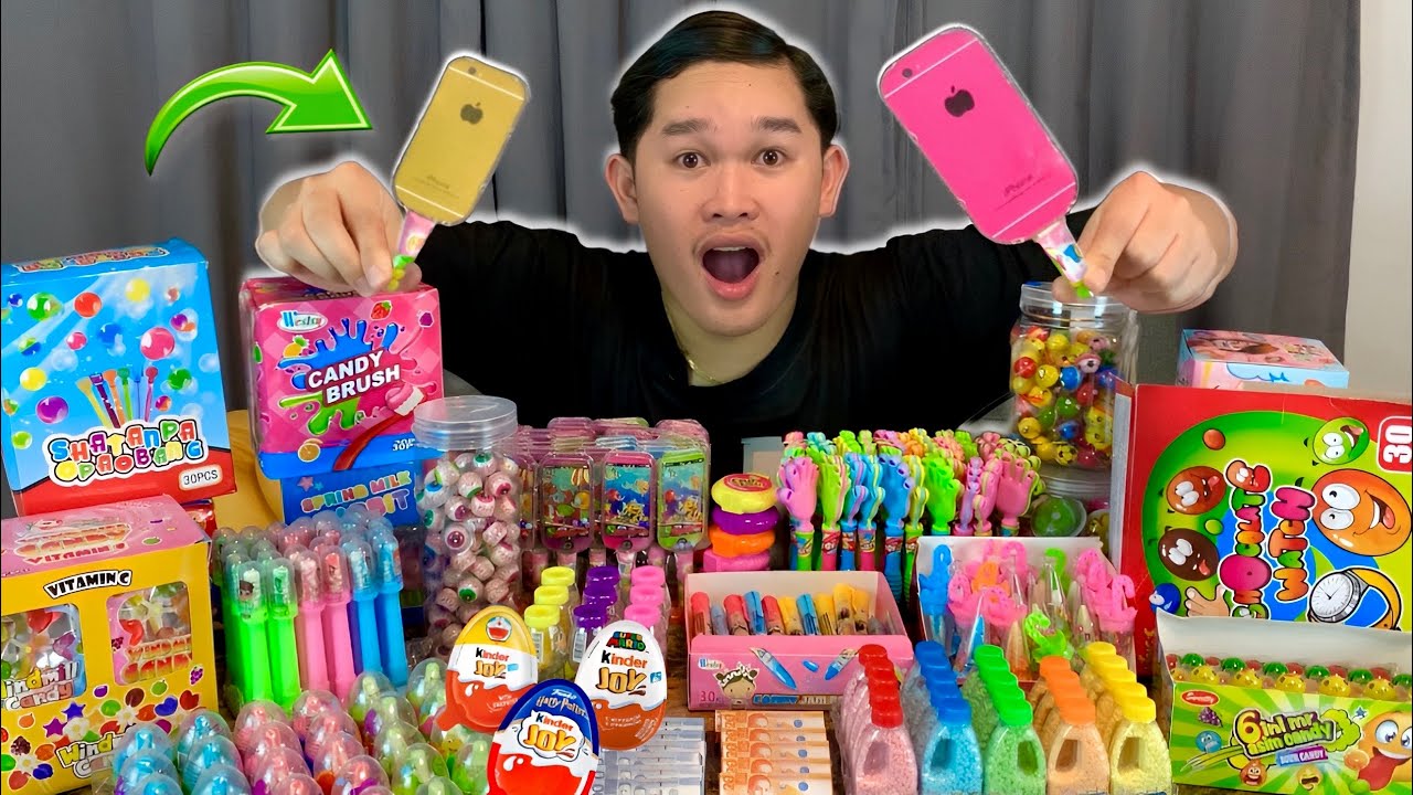 TIKTOK WEIRD GUMMY AND CANDY MUKBANG (masarap lahat)