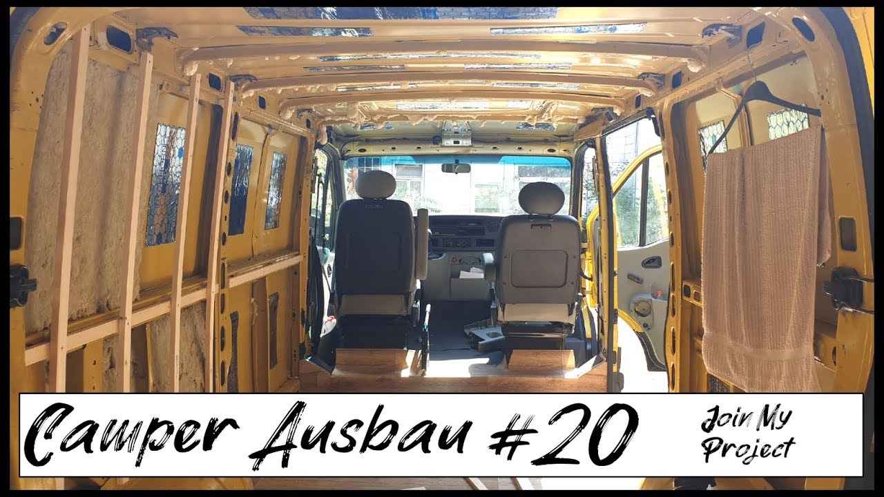 Dämmung von Wand Decke und Schiebetür im Bus | Camper Umbau DIY #20