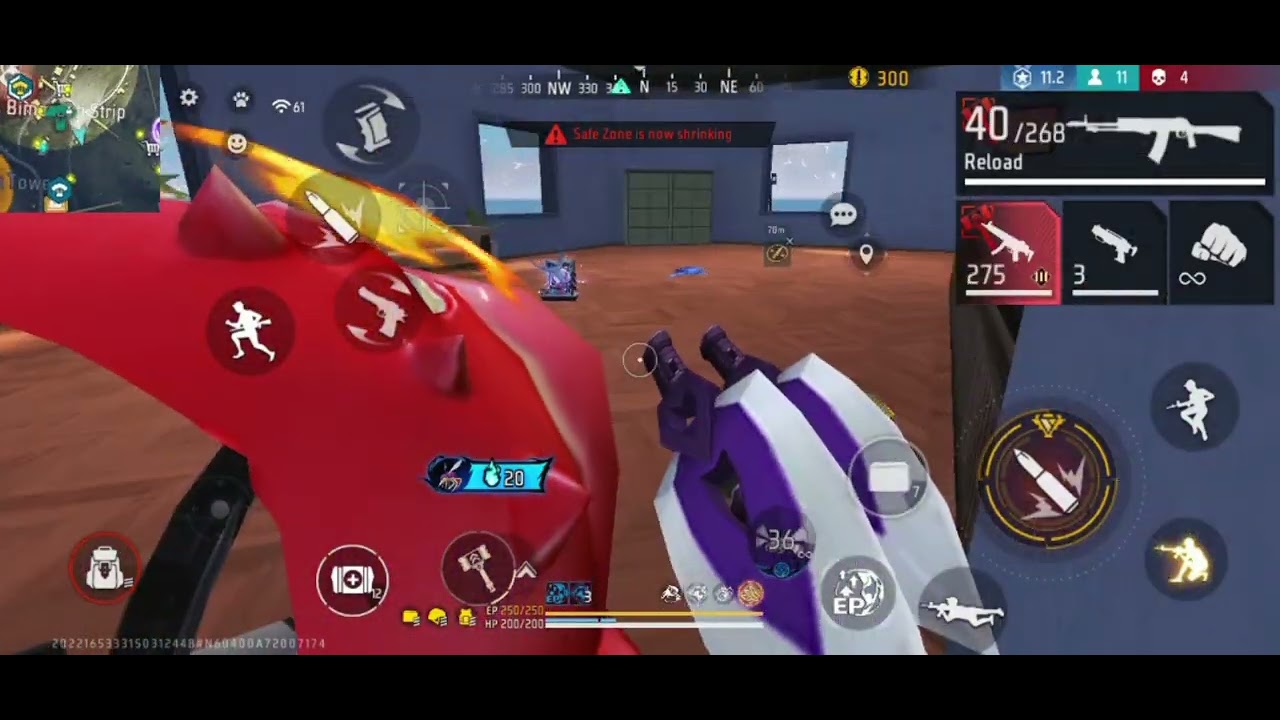 Pushing in BR ranked to do master in solo Pushing, part-1#freefire #garenafreefire 