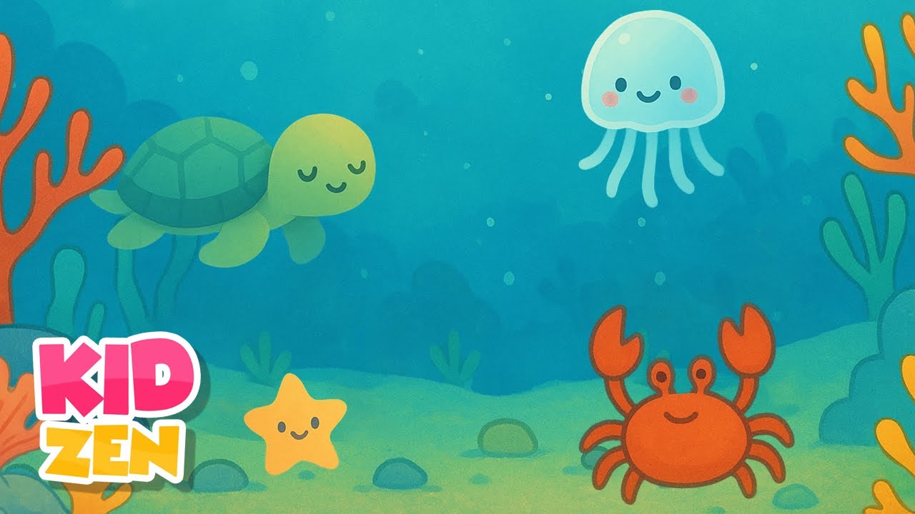 Relaxing Sleep Music for Babies: Underwater Residents | 10 Hours of Soothing Piano Lullaby