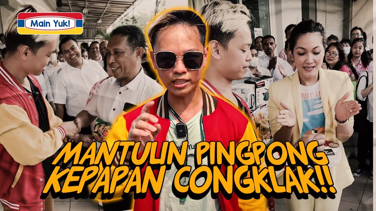 MANTULIN PINGPONG KE PAPAN CONGKLAK! Guru harus TRY HARD BANGET! #games #lomba