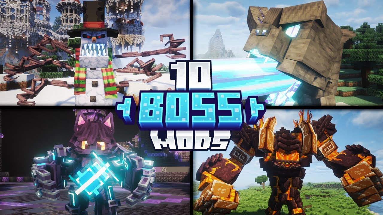 Топ-10 модов на боссов в Minecraft (Forge 1.20.1)