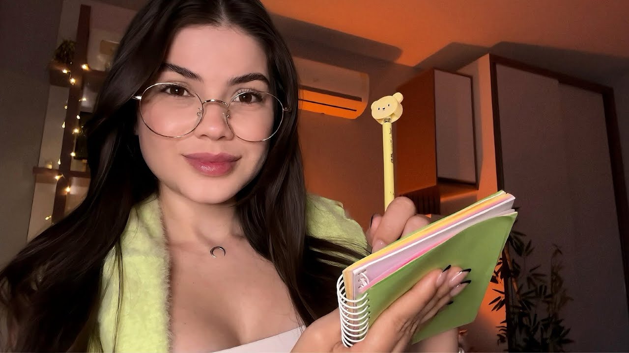 ASMR com voz suave e sussurros 😴