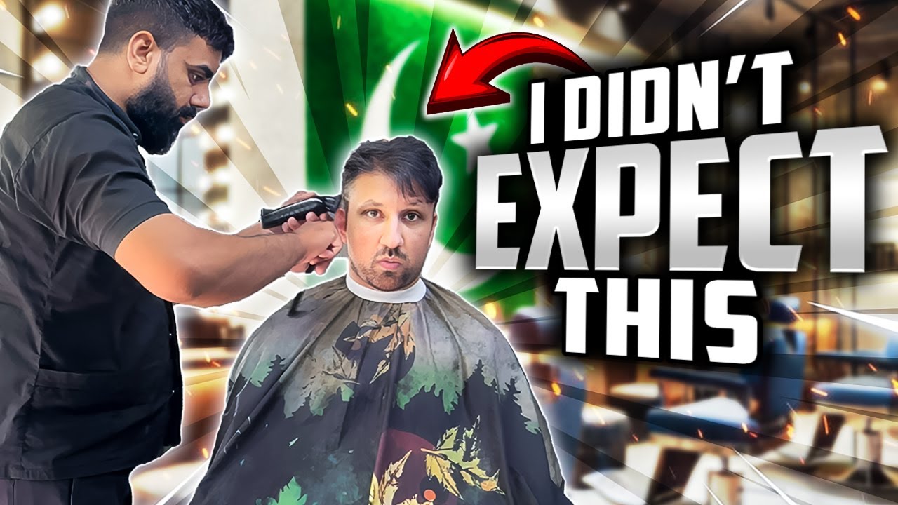 My First Pakistani Barber Experience (Unexpected!)